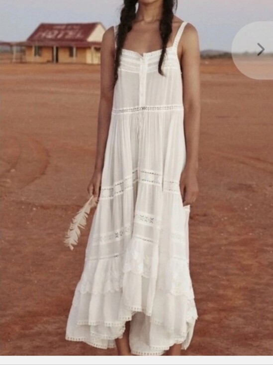 Spell Dresses & Skirts - Spell Original White Praire Sundress